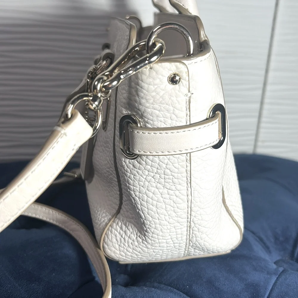 Coach Cream Leather Satchel, Shoulder bag